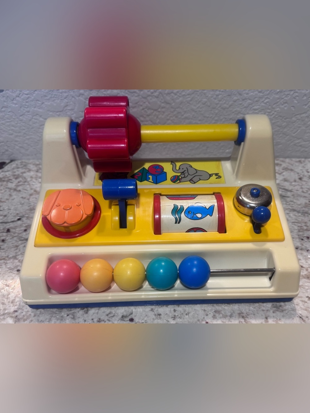 Vintage Battat 1980s Activity Center toddler toy